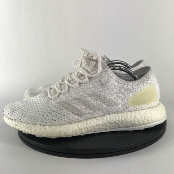 Adidas Pureboost Clima White Athletic Running Shoes BY8897 Men’s Size 10 - Picture 8 of 12